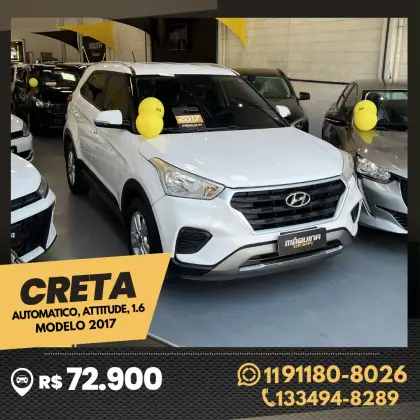 HYUNDAI CRETA 1.6 16V FLEX ATTITUDE AUTOMÁTICO