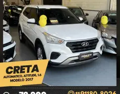 HYUNDAI CRETA 1.6 16V FLEX ATTITUDE AUTOMÁTICO HYUNDAI CRETA 1.6 16V FLEX ATTITUDE AUTOMÁTICO