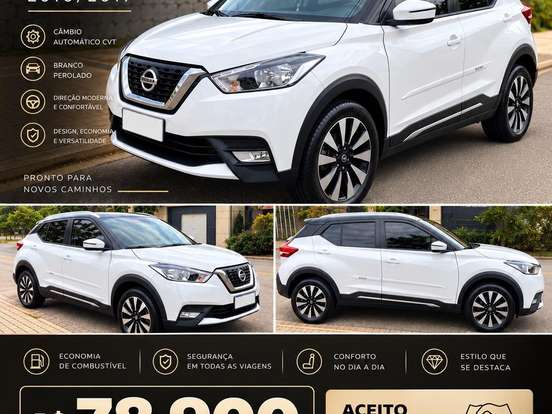 NISSAN-KICKS-1.6 16V FLEXSTART SV LIMITED 4P XTRONIC NISSAN-KICKS-2016