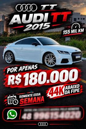 AUDI TT 2.0 TFSI COUPÉ AMBITION 2P GASOLINA S-TRONIC