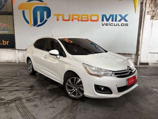 CITROËN-C4 LOUNGE-1.6 TENDANCE 16V TURBO FLEX 4P AUTOMÁTICO CITROËN-C4 LOUNGE-2015
