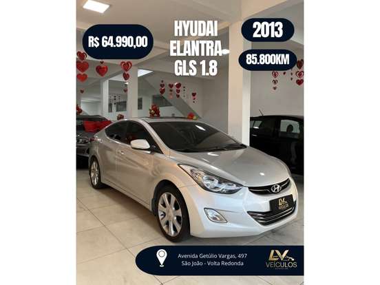 HYUNDAI-ELANTRA-1.8 GLS 16V GASOLINA 4P AUTOMÁTICO HYUNDAI-ELANTRA-2012