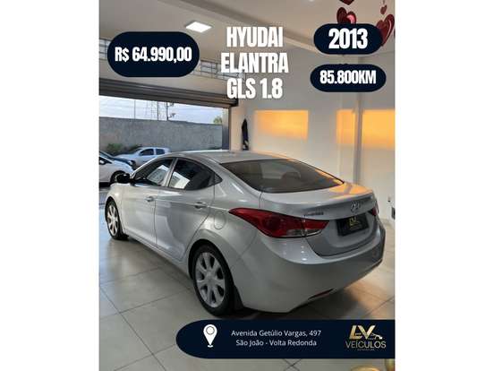 HYUNDAI-ELANTRA-1.8 GLS 16V GASOLINA 4P AUTOMÁTICO HYUNDAI-ELANTRA-2012