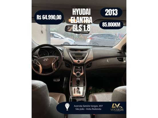 HYUNDAI-ELANTRA-1.8 GLS 16V GASOLINA 4P AUTOMÁTICO HYUNDAI-ELANTRA-2012