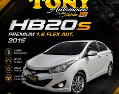 HYUNDAI HB20S 1.6 PREMIUM 16V FLEX 4P AUTOMÁTICO HYUNDAI HB20S 1.6 PREMIUM 16V FLEX 4P AUTOMÁTICO
