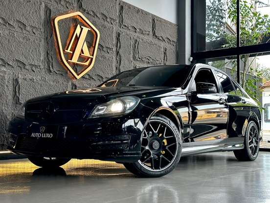 MERCEDES-BENZ-C 180-1.6 CGI SPORT 16V TURBO GASOLINA 4P AUTOMÁTICO MERCEDES-BENZ-C 180-2013