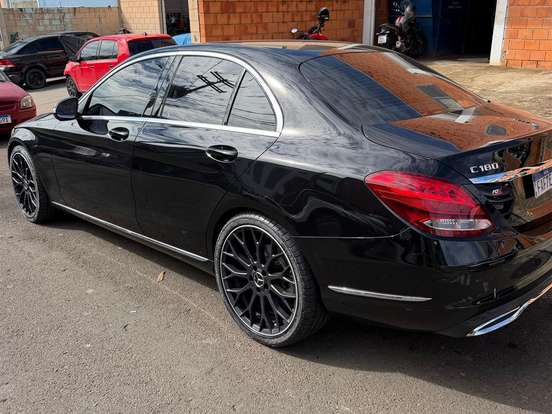 MERCEDES-BENZ-C 180-1.6 CGI 16V TURBO GASOLINA 4P AUTOMÁTICO MERCEDES-BENZ-C 180-2015
