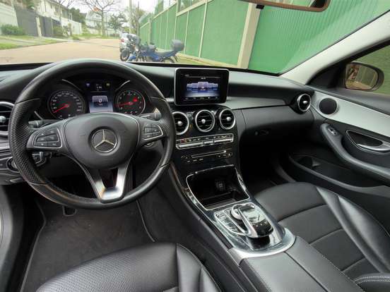 MERCEDES-BENZ-C 180-1.6 CGI AVANTGARDE 16V TURBO GASOLINA 4P AUTOMÁTICO MERCEDES-BENZ-C 180-2016