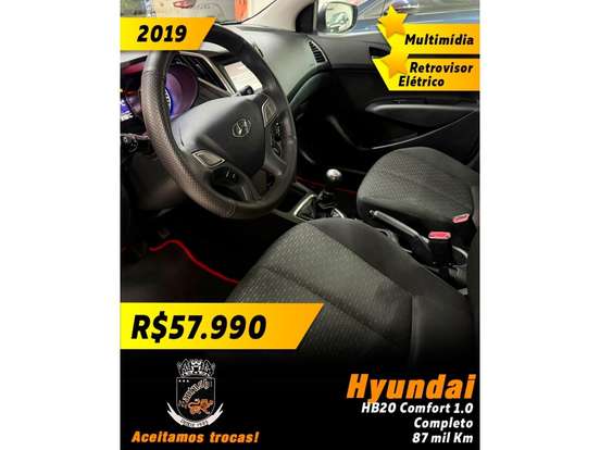 HYUNDAI-HB20-1.0 COMFORT 12V FLEX 4P MANUAL HYUNDAI-HB20-2019