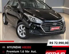 HYUNDAI HB20S 1.6 PREMIUM 16V FLEX 4P AUTOMÁTICO HYUNDAI HB20S 1.6 PREMIUM 16V FLEX 4P AUTOMÁTICO