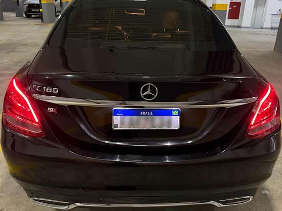 MERCEDES-BENZ-C 180-1.6 CGI 16V TURBO GASOLINA 4P AUTOMÁTICO MERCEDES-BENZ-C 180-2015