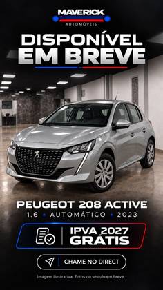 PEUGEOT 208 1.6 16V FLEX ACTIVE AT6