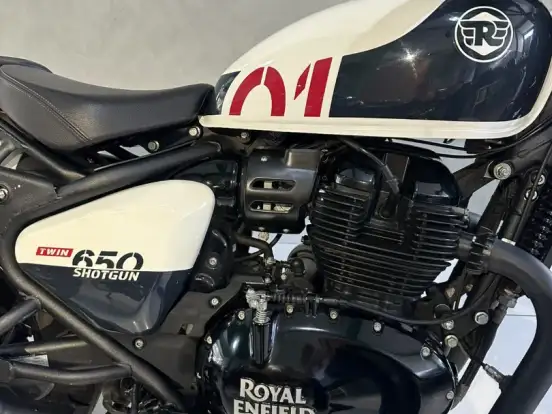 ROYAL ENFIELD-SHOTGUN 650 STENCIL WHITE ROYAL ENFIELD-SHOTGUN 650 STENCIL WHITE-2025