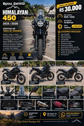 ROYAL ENFIELD HIMALAYAN 450 HANLE BLACK 