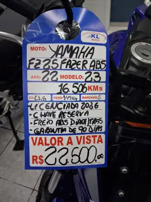 YAMAHA-FZ25 FAZER ABS-2022