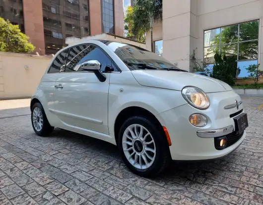 FIAT-500-1.4 CABRIO 16V FLEX 2P AUTOMÁTICO FIAT-500-2014
