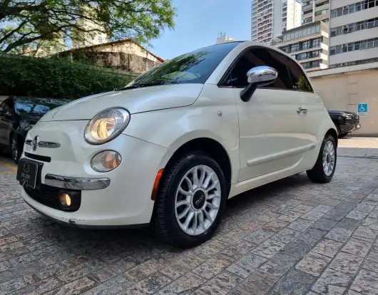 FIAT-500-1.4 CABRIO 16V FLEX 2P AUTOMÁTICO FIAT-500-2014