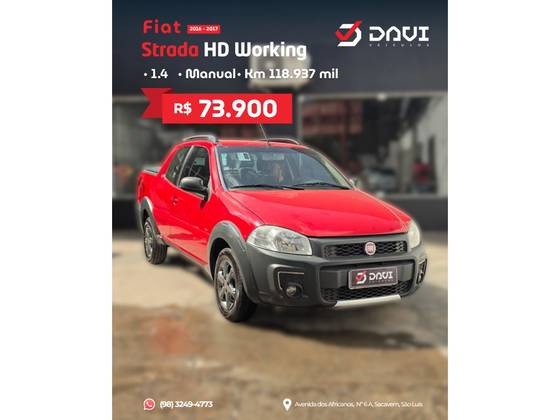 FIAT STRADA 1.4 MPI HARD WORKING CD 8V FLEX 3P MANUAL