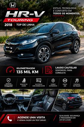 HONDA HR-V 1.8 16V FLEX TOURING 4P AUTOMÁTICO