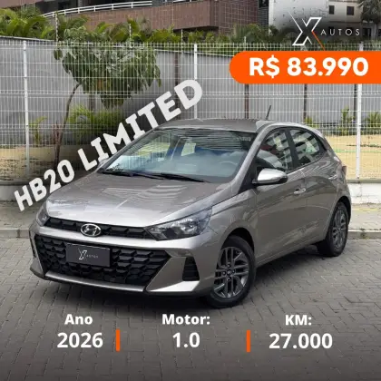 HYUNDAI HB20 1.0 12V FLEX LIMITED MANUAL
