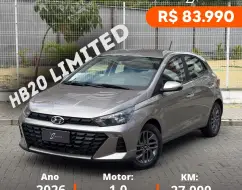 HYUNDAI HB20 1.0 12V FLEX LIMITED MANUAL HYUNDAI HB20 1.0 12V FLEX LIMITED MANUAL