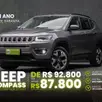 JEEP COMPASS 2.0 16V FLEX LONGITUDE AUTOMÁTICO JEEP COMPASS 2.0 16V FLEX LONGITUDE AUTOMÁTICO