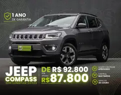 JEEP COMPASS 2.0 16V FLEX LONGITUDE AUTOMÁTICO JEEP COMPASS 2.0 16V FLEX LONGITUDE AUTOMÁTICO