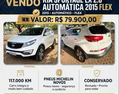 KIA SPORTAGE 2.0 EX 4X2 16V FLEX 4P AUTOMÁTICO KIA SPORTAGE 2.0 EX 4X2 16V FLEX 4P AUTOMÁTICO