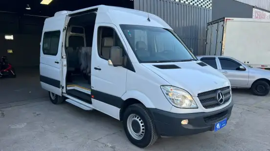 MERCEDES-BENZ-SPRINTER-2.2 415 CDI VAN 16 LUGARES TETO BAIXO 16V BI-TURBO DIESEL MANUAL MERCEDES-BENZ-SPRINTER-2014