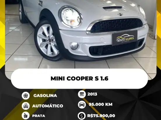 MINI-COOPER-1.6 JOHN COOPER WORKS CABRIO 16V GASOLINA 2P AUTOMÁTICO MINI-COOPER-2013
