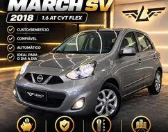 NISSAN MARCH 1.6 SV 16V FLEX 4P XTRONIC NISSAN MARCH 1.6 SV 16V FLEX 4P XTRONIC