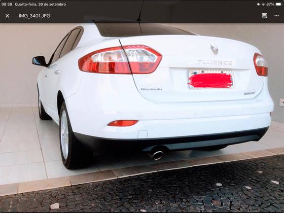 RENAULT FLUENCE 2.0 DYNAMIQUE 16V FLEX 4P AUTOMÁTICO