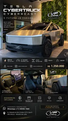 Tesla Cybertruck 122,4 KW Elétrico AWD