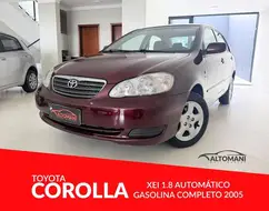 TOYOTA COROLLA 1.8 XEI 16V GASOLINA 4P AUTOMÁTICO TOYOTA COROLLA 1.8 XEI 16V GASOLINA 4P AUTOMÁTICO