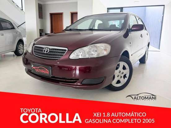 TOYOTA-COROLLA-1.8 XEI 16V GASOLINA 4P AUTOMÁTICO TOYOTA-COROLLA-2004