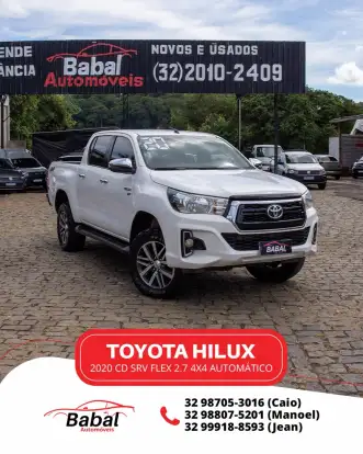 TOYOTA-HILUX-2.7 SRV 4X4 CD 16V FLEX 4P AUTOMÁTICO TOYOTA-HILUX-2019