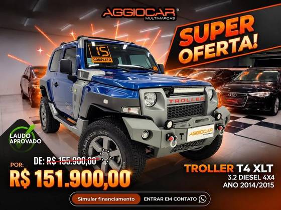 TROLLER T4 3.2 TGV 4X4 20V TURBO INTERCOOLER DIESEL 2P MANUAL