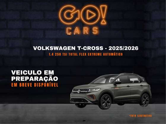 VOLKSWAGEN T-CROSS 1.4 250 TSI TOTAL FLEX EXTREME AUTOMÁTICO