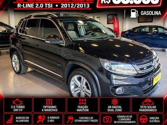 VOLKSWAGEN-TIGUAN-2.0 TSI R-LINE 16V TURBO GASOLINA 4P TIPTRONIC VOLKSWAGEN-TIGUAN-2012