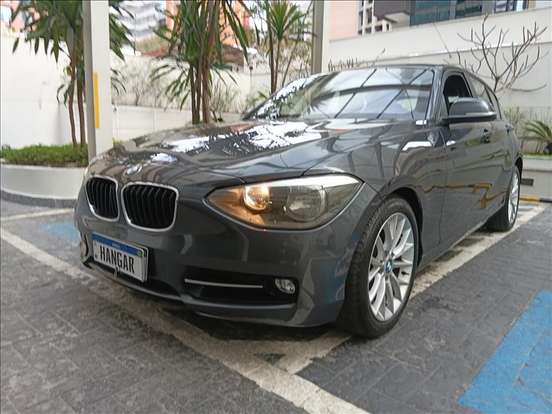 BMW-118i-1.6 SPORT GP 16V TURBO GASOLINA 4P AUTOMÁTICO BMW-118i-2012