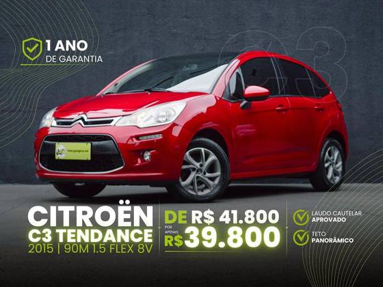 CITROËN C3 1.5 TENDANCE 8V FLEX 4P MANUAL
