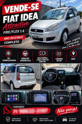 FIAT IDEA 1.4 MPI ATTRACTIVE 8V FLEX 4P MANUAL