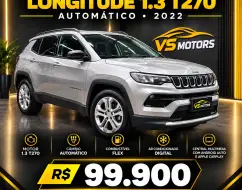JEEP COMPASS 1.3 T270 TURBO FLEX LONGITUDE AT6 JEEP COMPASS 1.3 T270 TURBO FLEX LONGITUDE AT6