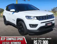 JEEP COMPASS 2.0 16V FLEX SPORT AUTOMÁTICO JEEP COMPASS 2.0 16V FLEX SPORT AUTOMÁTICO