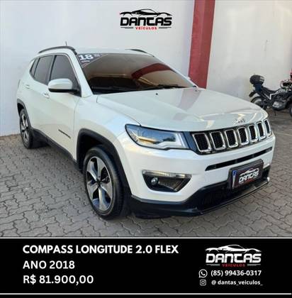 JEEP COMPASS 2.0 16V FLEX LONGITUDE AUTOMÁTICO