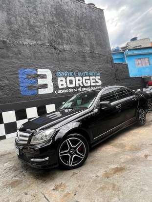 MERCEDES-BENZ-C 200-1.8 CGI AVANTGARDE 16V GASOLINA 4P AUTOMÁTICO MERCEDES-BENZ-C 200-2013