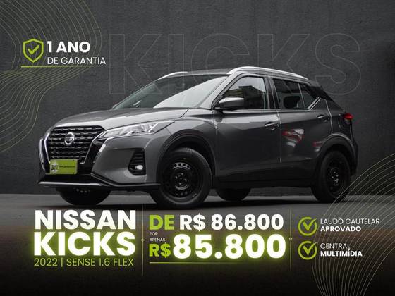 NISSAN KICKS 1.6 16V FLEXSTART SENSE MANUAL