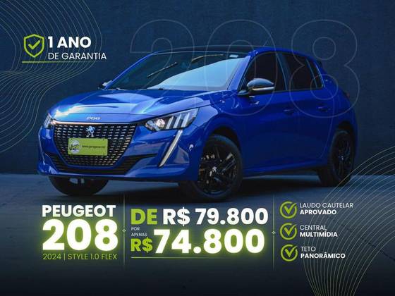 PEUGEOT 208 1.0 FIREFLY FLEX STYLE MANUAL