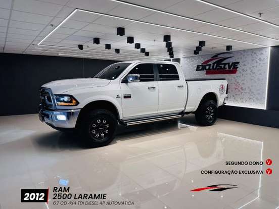 RAM-2500-6.7 LARAMIE 4X4 CD I6 TURBO DIESEL 4P AUTOMÁTICO RAM-2500-2012