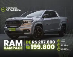 RAM RAMPAGE 2.0 HURRICANE 4 TURBO GASOLINA R/T 4X4 AUTOMÁTICO RAM RAMPAGE 2.0 HURRICANE 4 TURBO GASOLINA R/T 4X4 AUTOMÁTICO